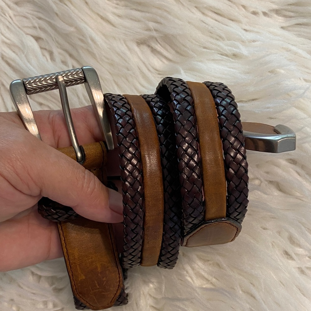 Brighton Leather Belt with Silver Buckle size 30 excellent condition